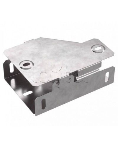 Переходник правый с крышкой Стандарт 100х50х50 Промрукав (PR16.0564) в Хасавюрте Аксессуары для лотков Pintop.ru