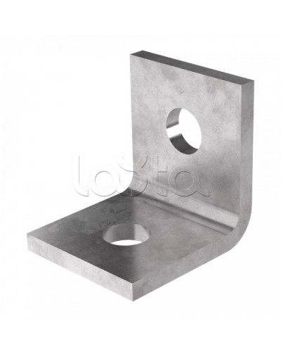 Пластина 90 градусов 2 отверстия Промрукав (PR16.1113) в Хасавюрте Аксессуары для лотков Pintop.ru