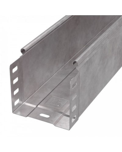 Лоток неперфорированный Стандарт HDZ 100х100х3000 (0,7 мм) (6 м/уп) Промрукав (PR16.1204) в Хасавюрте Кабельные лотки Pintop.ru