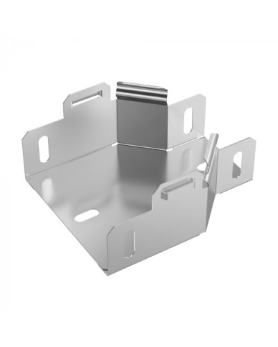 Переходник симметричный Стандарт INOX (AISI 304) 100х50х50 Промрукав (PR16.5919) в Хасавюрте Аксессуары для лотков Pintop.ru