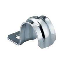 Скоба крепления металлическая однолапковая 12 мм Промрукав