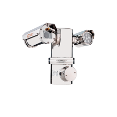 Взрывозащищенный термокожух на поворотной платформе для IP видеокамеры с ИК подсветкой. Напряжение питания: 24 VDC/VAC