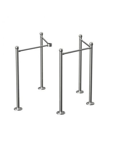 Ограждение угловое Ростов-Дон ОУ-Р (Хром) в Хасавюрте Ограждения Pintop.ru