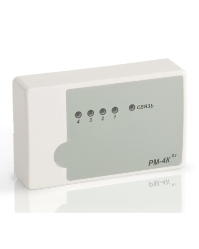 Модуль релейный адресный Рубеж РМ-4К-R3 в Хасавюрте Адресная система пожарной сигнализации РУБЕЖ Pintop.ru