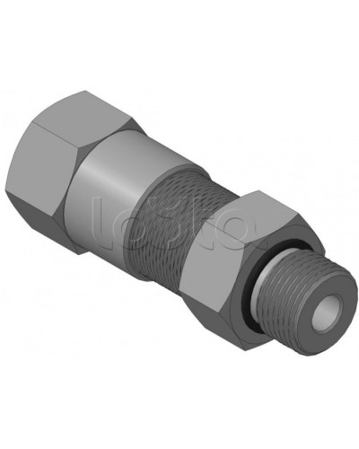 Кабельный ввод с резьбой G1/2 мм для прокладки кабеля в металлорукаве РЗ-ЦП-10, с уплотнением кабеля и проходным диаметром кабеля d=4-8 мм Спектрон КВМ-10/8-М-G1/2 в Хасавюрте Аксессуары для кабель-канала Pintop.ru