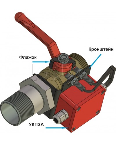 Кронштейн КШ-25-46-И (для УКПЗА v1, v2) Спецавтоматика в Хасавюрте Дополнительное оборудование пожаротушения Pintop.ru