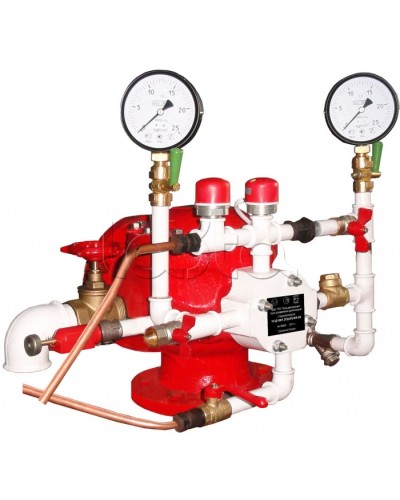 Узел управления дренчерный с пневмоприводом Спецавтоматика УУ-Д100/1,6(П0,028)-ВФ.О4 в Хасавюрте Устройства пуска водяного пожаротушения Pintop.ru