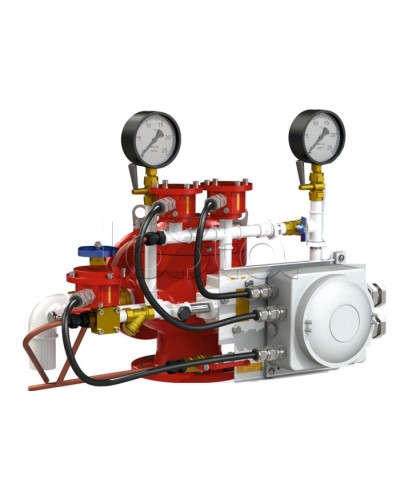 Узел управления дренчерный с пневмоприводом Спецавтоматика УУ-Д150/1,6 (П0,028)-ВФ.О4 в Хасавюрте Устройства пуска водяного пожаротушения Pintop.ru