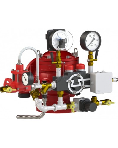 Узел управления спринклерный воздушный с электроклапаном Спецавтоматика УУ-С150/1,6Вз (Э24)-ВФ.О4-01 в Хасавюрте Дополнительное оборудование пожаротушения Pintop.ru