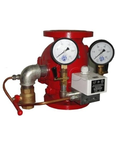 Узел управления спринклерный водозаполненный Спецавтоматика Прямоточный-65 (УУ-С65/1,6В-ВФ.О4) в Хасавюрте Устройства пуска водяного пожаротушения Pintop.ru