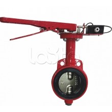 Затвордисковый с ручным приводом с контролем положения УКПЗА Спецавтоматика 3т 125/1,6(Р)-Ф.У3.1-"АМК-125v3"