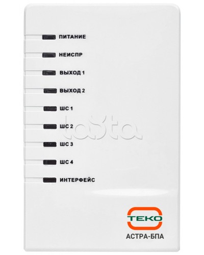 Блок сигнально-пусковой адресный Теко Астра-БПА в Хасавюрте Приемно-контрольные приборы Pintop.ru