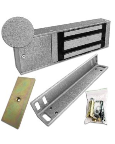 Замок электромагнитный Цифрал-250 ML ЦФРЛ.677100.002-02 серебристый шелк в Хасавюрте Электромагнитные замки Pintop.ru