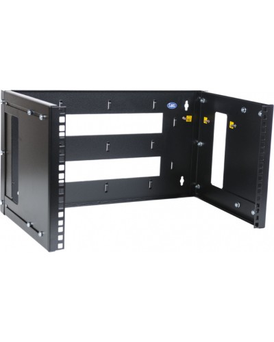 Кронштейн настенный телекоммуникационный 12U ЦМО КНО-М-12U-9005 в Хасавюрте Аксессуары для стоек и шкафов Pintop.ru
