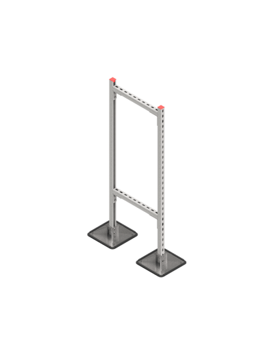 Опорная конструкция для горизонтальных прямоугольных воздуховодов и металлических лотков кабеленесущих систем TECHNORAPTOR STEELFOOT 500х1500 HD КМ-профиль (KM-TR-STF-SSHRAD-500-1500 HD) в Хасавюрте Системы видеонаблюдения Pintop.ru