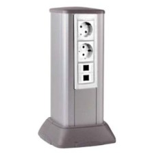 Миниколонна алюминиевая 0,35 м, цвет светло-серебристый металлик DKC 19531