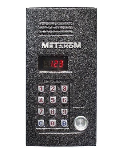 Блок вызова домофона Метаком MK2012-TM4E в Хасавюрте Блоки вызова многоабонентные Pintop.ru