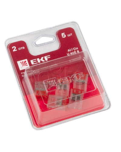 Строит.-монтаж. клемма СМК 2273-242 (с пастой) 2 отверстия 0,5-2.5 мм2 блистер (5шт.) EKF (plc-smk-2273-242b) в Хасавюрте Клеммные колодки Pintop.ru