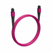 Кабельная сборка MPO(F) -MPO(M)-8 волокон 50/125 OM4, 5 m Cabeus (FOP-50-OM4-8-MPO(F)-8-MPO(M)-B-5m)