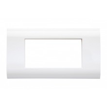 Рамка для модулей 22,5x45,0 мм 4 модуля, белая Eurolan (16M-00-04WT)
