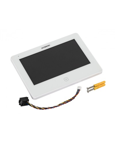 Монитор видеодомофон AccordTec AT-VD 770W WH в Хасавюрте Абонентские IP устройства Pintop.ru