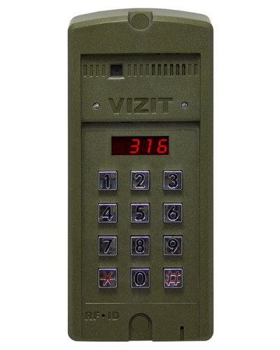 Блок вызова для совместной работы с БУД-302 Vizit БВД-316FCP в Хасавюрте Блоки вызова многоабонентные Pintop.ru