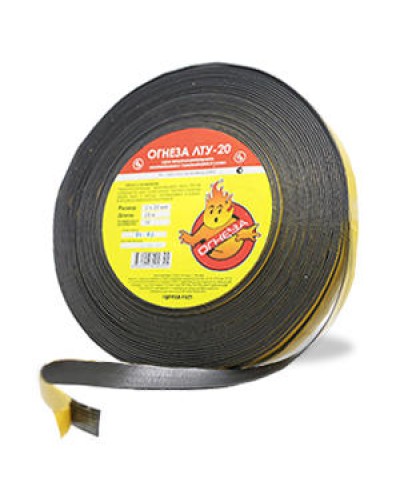 Лента термоуплотнительная ОгнезаОГНЕЗА-ЛТУ 1,5*20 мм., рулон 35 пог.м. в Хасавюрте Дополнительное оборудование пожаротушения Pintop.ru