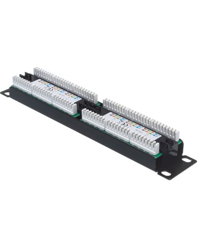 Панель коммутационная 10, 1U, 12 портов UTP, RJ-45, CAT 5e REXANT 04-0025 в Хасавюрте Патч панель Pintop.ru