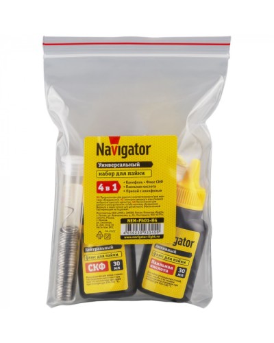 Набор для пайки Navigator 93 145 NEM-Ph01-H4 (4 шт) в Хасавюрте Аксессуары для кабель-канала Pintop.ru