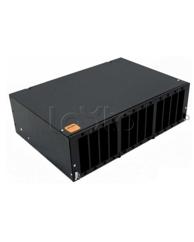 Бокс оптический универсальный 19 Hyperline FO-19V-3U-12xSLT-W130H30-96UN-BK в Хасавюрте Коммутационные изделия Pintop.ru