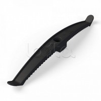 Держатель кабеля двусторонний для прямого монтажа черный (20шт/120шт уп/кор) Промрукав (PR13.0383)