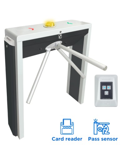 CARDDEX Комплект тумбового турникета со встроенным картоприемником STL-03KEC в Хасавюрте Турникеты Pintop.ru