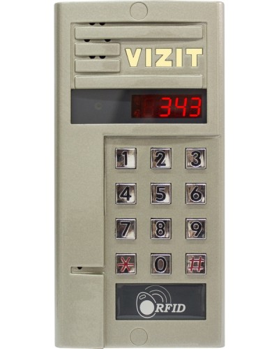 Блок вызова для совместной работы с БУД-302 VIZIT БВД-343F в Хасавюрте Блоки вызова многоабонентные Pintop.ru