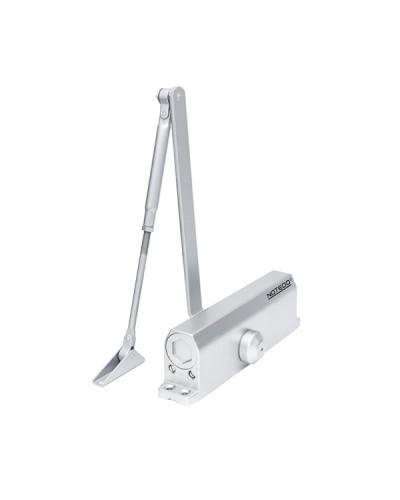 Доводчик NOTEDO DC-110 DA EN3-4, с задержкой закрывания, с рычажной тягой, (бронза) (RAL7013) в Хасавюрте Доводчики Pintop.ru