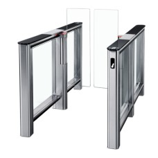 Турникет PERCo-ST-01 с крышками из закал. стекла с центральной вставкой из нерж. стали со створками Створки шириной 425