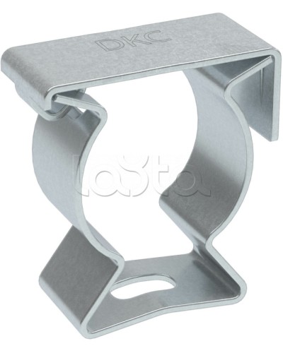 Держатель с крышкой D16, оцинкованная сталь DKC (6044-A16) в Хасавюрте Держатели, клипсы, скобы Pintop.ru