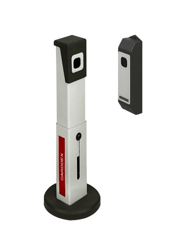 Комплект беспроводных фотоэлементов CARDDEX PR-01 (передатчик и приемник, навесной + стойка) в Хасавюрте Запчасти для шлагбаумов и автоматики Pintop.ru