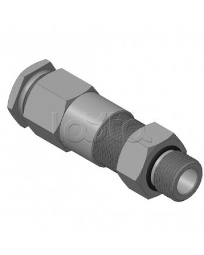 Кабельный ввод для бронированного кабеля с двойным уплотнением резьбой G1/2, внешним диаметром кабеля D=11-15 мм и проходным диаметром кабеля d=6-10 мм Спектрон КВБ-15/10-2У-М-G1/2 в Хасавюрте Аксессуары для кабель-канала Pintop.ru