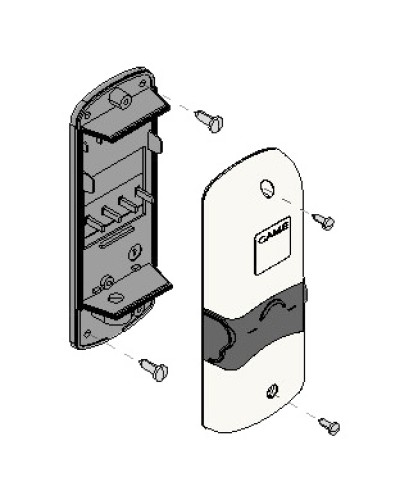 Корпус приемника DTA01 DTA02 DBS01 DBS02 Came 119RIR256 в Хасавюрте Запчасти для шлагбаумов и автоматики Pintop.ru