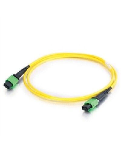 Патч-корд волоконно-оптический Hyperline FHD-MC3-9-MPOM12/AS-MPOM12/AS-B-1M-LSZH-YL в Хасавюрте Патч-корды и пигтейлы Pintop.ru