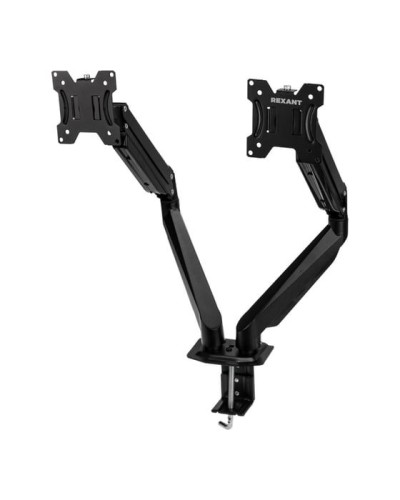 Кронштейн для двух мониторов 13-32, настольный с газлифтом, серия PROFI REXANT 38-0357 в Хасавюрте Системы видеонаблюдения Pintop.ru