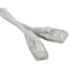 Патч-корд RJ45 - RJ45, 4 пары, UTP, категория 5е, 10 м, серый, LSZH LANMASTER LAN-PC45/U5E-10-GY