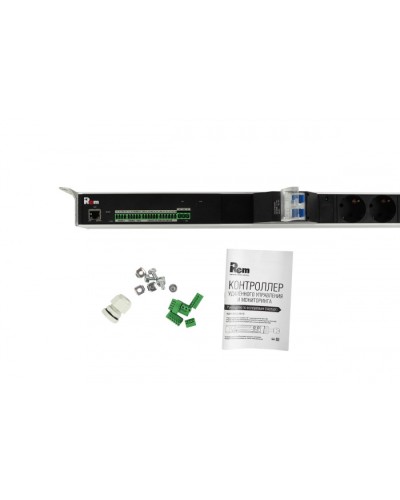 Блок силовых розеток с контроллером REM R-MC1-32-4x2S-2x3C13-2x2C19-A-1820-K в Хасавюрте Блоки розеток Pintop.ru