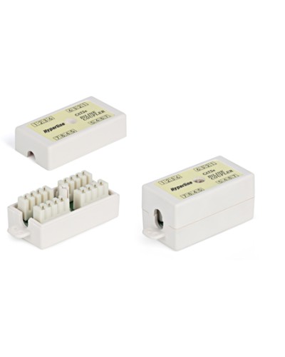 Адаптер проходной (coupler), Dual IDC, категория 5e, 4 пары Hyperline CA-IDC-C5E-WH в Хасавюрте Проходные адаптеры Pintop.ru