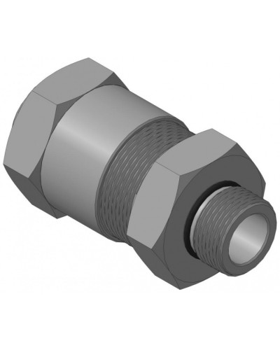 Кабельный ввод с резьбой G3/4 мм для прокладки кабеля в металлорукаве РЗ-ЦП-25, с уплотнением кабеля и проходным диаметром кабеля d=12-16 мм Спектрон КВМ-25/16-М-G3/4 в Хасавюрте Аксессуары для кабель-канала Pintop.ru