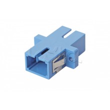 Оптический адаптер OS2, симплекс SC, с фланцами, синий Eurolan (36A-S2-SC-02BU)