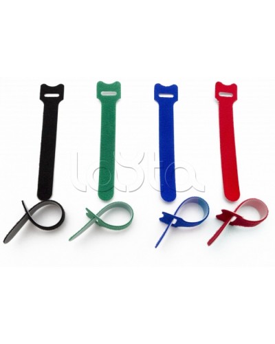 Хомут для кабеля, липучка с мягкой застежкой Hyperline WASN-310-BK-10 в Хасавюрте Стяжки-хомуты Pintop.ru