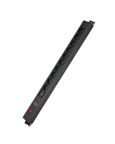 Блок распределения питания вертикальный для 19 шкафов DKC R5VSH10SWOPAM в Хасавюрте Блоки розеток Pintop.ru