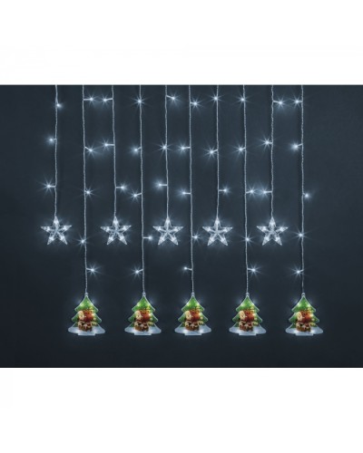Гирлянда Navigator 95 027 NGF-D037-04 (бахрома звезды и елки WW 3*0.6м IP20) в Хасавюрте Источники света(Лампы) Pintop.ru