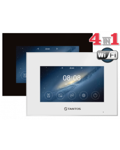 Монитор цветного видеодомофона Tantos Marilyn HD Wi-Fi IPS (White) - 4 в Хасавюрте Абонентские видеоустройства Pintop.ru